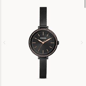 Classic Minute Black Stainless Steel Watch